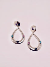 Oval Earrings MultiStone